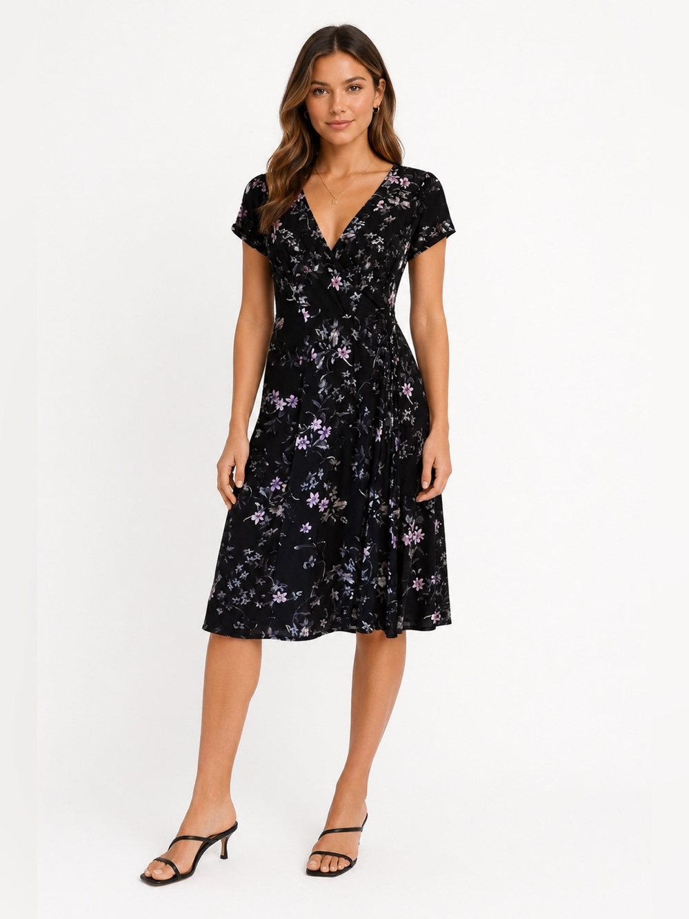 NEW Express Floral Dress Fairy Whimsigoth Size M
